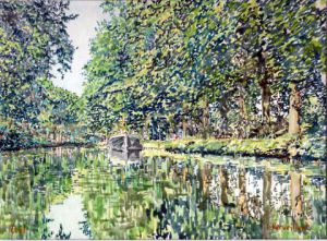 Voir cette oeuvre de Kerveillant: Canal du Midi