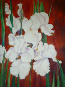 Voir cette oeuvre de Cate Evans: White irises