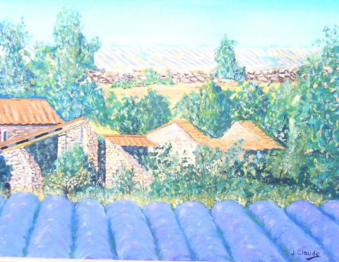 paysage haute provence - Peinture - saintraphael