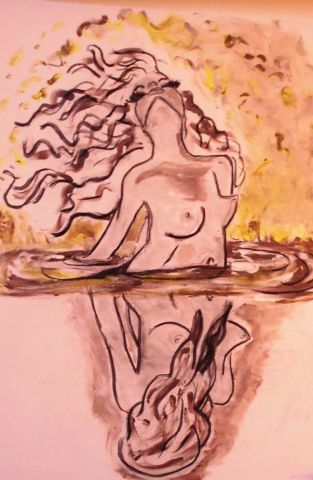 L'artiste clementine arbonnier - cascade