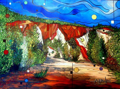 COLORADO PROVENCAL - Peinture - ALAIN FAURE COLORADO PROVENCAL - Peinture - ALAIN FAURE
