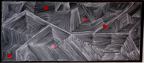 City water dreaming - Peinture - GanaDji City water dreaming - Peinture - GanaDji