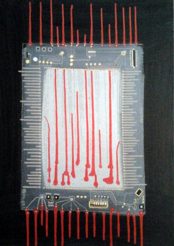 Digital blood - Peinture - GanaDji Digital blood - Peinture - GanaDji