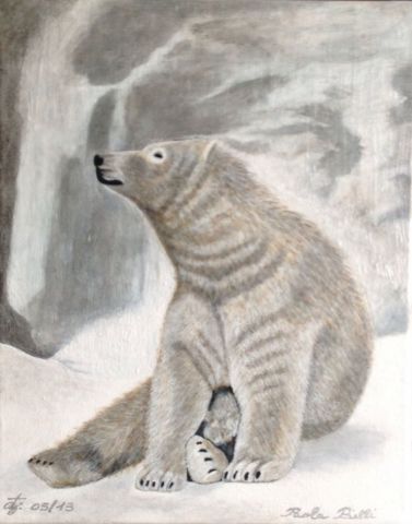 L'artiste Paola Billi - Ours polaire