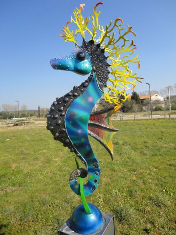 L'artiste Liosculpture - Hippocampe du Printemps