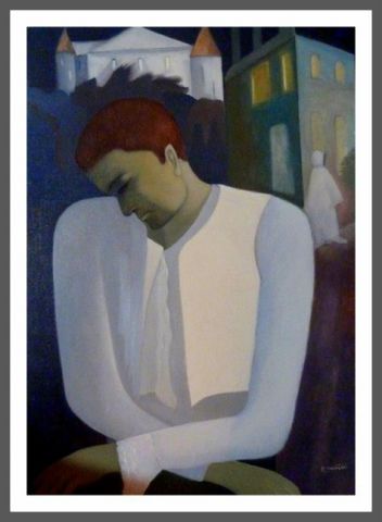 LA FETE EST FINIE (hommage au Grand Meaulnes) - Peinture - Monique Bossicart LA FETE EST FINIE (hommage au Grand Meaulnes) - Peinture - Monique Bossicart