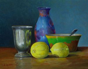 Peinture de marpielo: timbale aux citrons