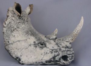 Voir le détail de cette oeuvre: rhinoceros BLANC