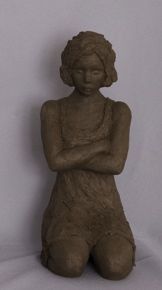 Sculpture de SANDRINE MESNIL: la boudeuse