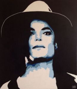 Peinture de Lionel Even: Michael Jackson  