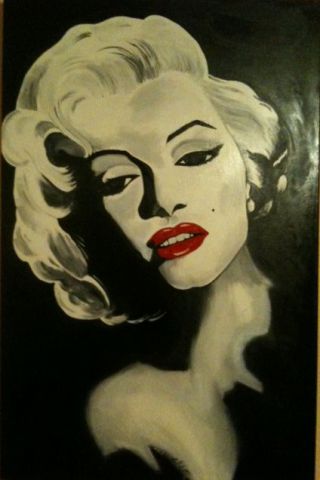 Marilyn Monroe - Peinture - Valdim
