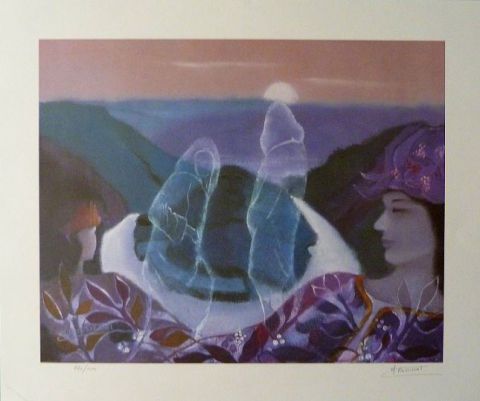 Peinture : LE TOMBEAU DU GEANT - Monique Bossicart Peinture : LE TOMBEAU DU GEANT - Monique Bossicart