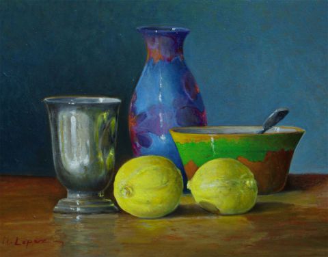 timbale aux citrons - Peinture - marpielo