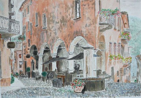 Cannobio (Italie) - Peinture - framich