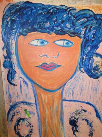 Peinture : LA COQUINE - GHIS Peinture : LA COQUINE - GHIS