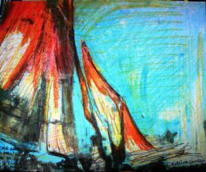 Voir cette oeuvre de Cristina Contilli: Barche nel vento dell'estate