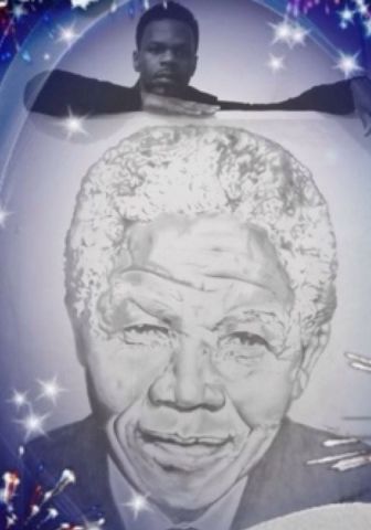 L'artiste Ferge charly - Fergé Charly ( Mandela )