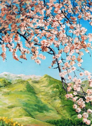 Le printemps - Peinture - Jacques MONCHO