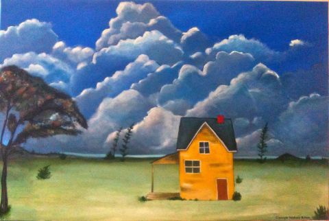 Lost House - Peinture - Stephanie REBATO