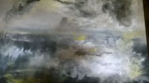 Peinture de BRIGITTE BASPEYRAS: nuages 1 