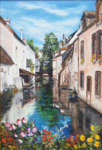 Voir cette oeuvre de mimimarigny: rue sur l'eau de Montargis