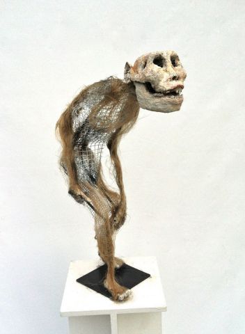 Australopithèque n°2 - Sculpture - Breval