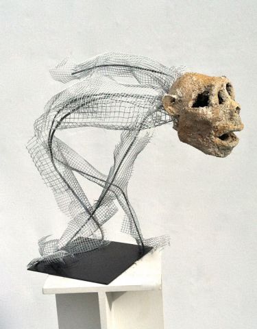 Australopithèque n°3 - Sculpture - Breval