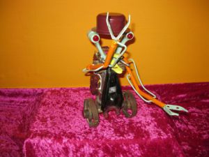 Sculpture de bellagamba  gilles: n°35 Robot collection 