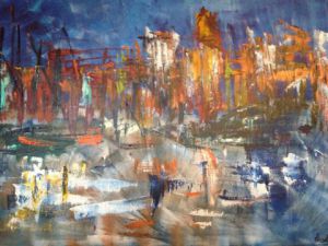 Voir cette oeuvre de Macoline: Le port de la Rochelle