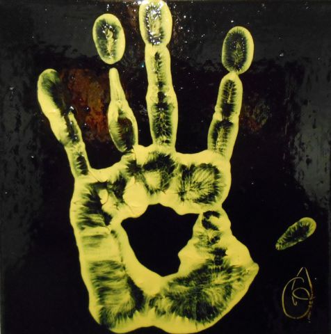 LA MAIN DE L'OINT - Peinture - AG