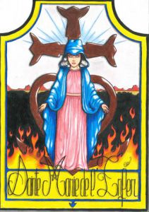 Dessin de voil demonts: Sainte Marie de l'enfer