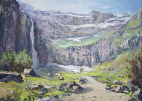 CIRQUE DE GAVARNIE - Peinture - LALLEMAND YVES CIRQUE DE GAVARNIE - Peinture - LALLEMAND YVES