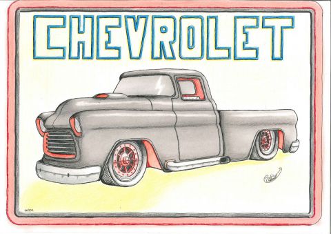 chevrolet apache 56 - Dessin - voil demonts chevrolet apache 56 - Dessin - voil demonts