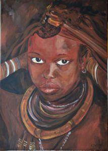 Voir cette oeuvre de CHRISTINE DAVILES: femme Himba
