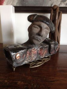 Sculpture de monique josie: buste toreador