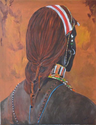L'artiste CHRISTINE DAVILES - masai