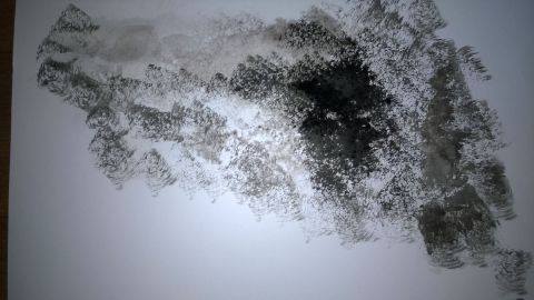 nuage 4 - Peinture - BRIGITTE BASPEYRAS