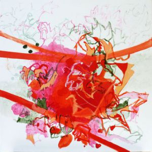 Peinture de Liliane Camier: Vigne Rouge N°5