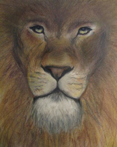 Lion - Peinture - Celtieness