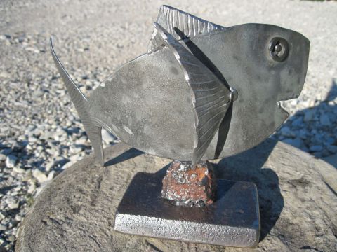 Fish Seven - Sculpture - Beachmountaincreation