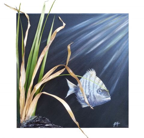 Le Sard - Peinture - Chantal Gobbi Le Sard - Peinture - Chantal Gobbi