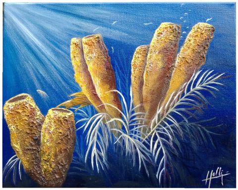 Bouquet Marin - Peinture - Chantal Gobbi Bouquet Marin - Peinture - Chantal Gobbi