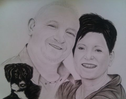 Les amis - Dessin - NATHALIE MELLAL Les amis - Dessin - NATHALIE MELLAL