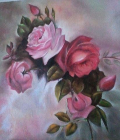 Roses - Peinture - Irina R