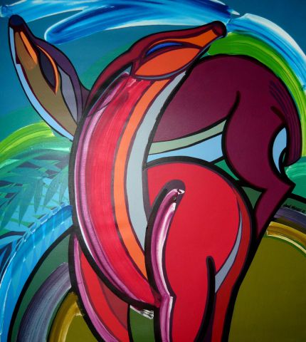 Remembering to Rita Longa - Peinture - Jose Miguel Remembering to Rita Longa - Peinture - Jose Miguel