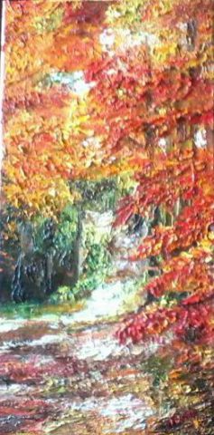Chemin dans la forêt - Peinture - Irina R Chemin dans la forêt - Peinture - Irina R