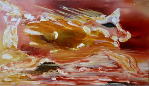 Taureau Galactique - Peinture - JFAURE