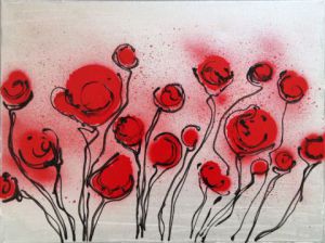 Voir cette oeuvre de NIA: Fleurs rouges