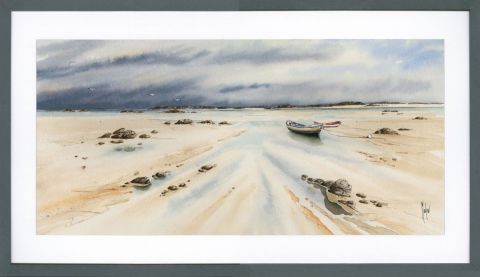 Doris a Chausey - Peinture - denis moulin Doris a Chausey - Peinture - denis moulin