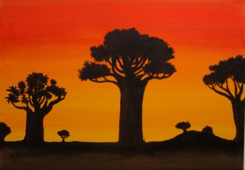 L'artiste Theo Geschwind - Baobab